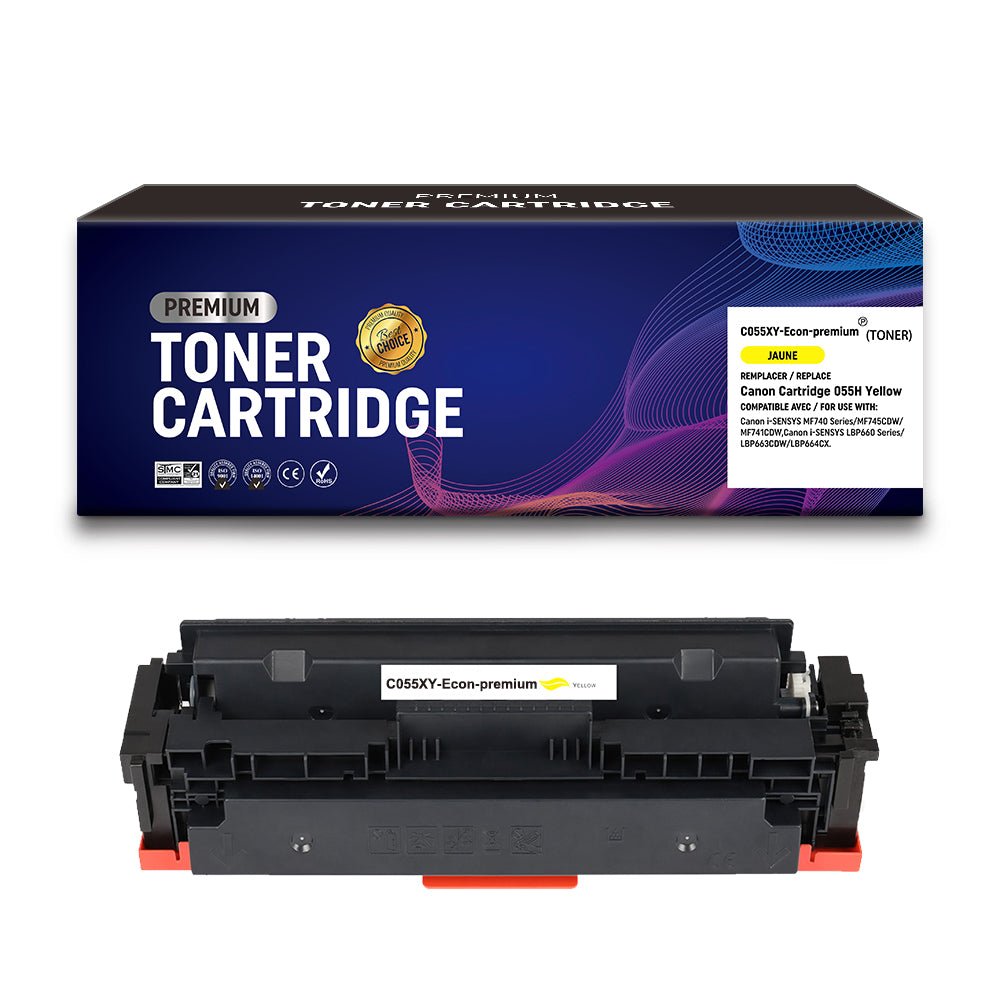 Cartouche de toner Compatible Canon Cartridge 055H Yellow 5900pages - KERA FRANCE Cartouche de toner Compatible Canon Cartridge 055H Yellow 5900pages - KERA FRANCE